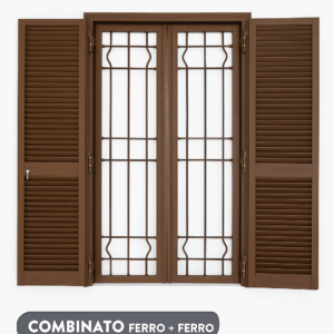 Combinata Persiana + Grata di Sicurezza