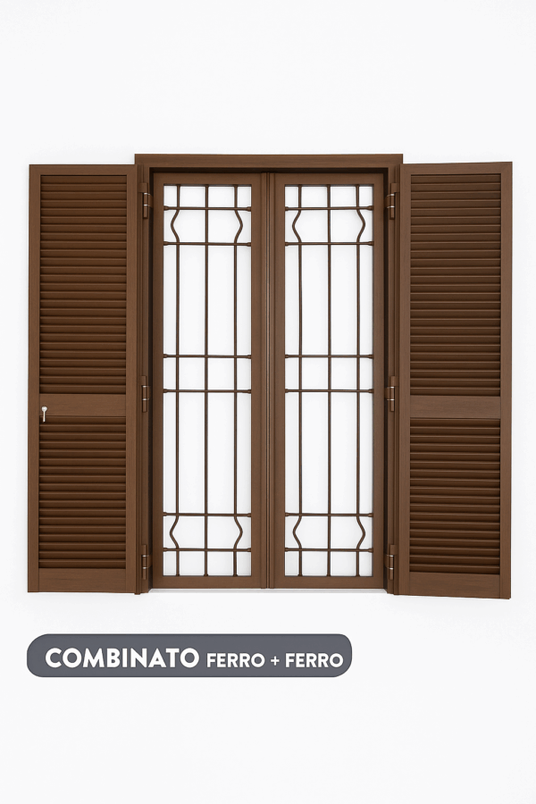Combinata Persiana + Grata di Sicurezza